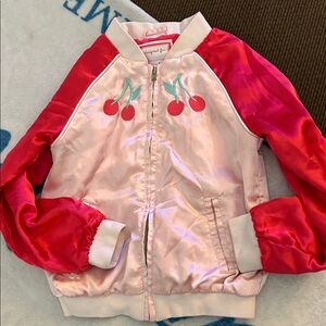 Gymboree Pink and Red Kids Jacket